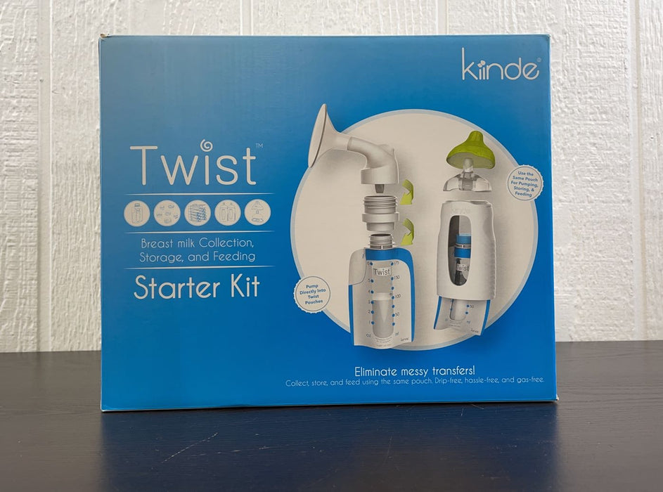 used Kiinde Breast Milk Storage Twist Starter Kit