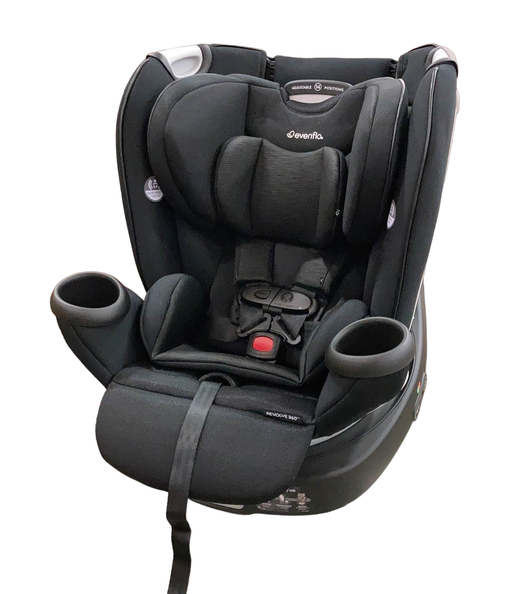 used Evenflo Gold Revolve 360 Rotational All-In-One Convertible Car Seat, 2022, Onyx