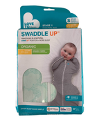 used Love To Dream Organic Swaddle UP Original 1.0 Sleep Sack, Small, Celestial Dot Mint