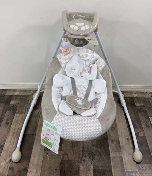 used Ingenuity InLighten Cradling Swing, - Grey