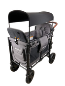 secondhand Wonderfold W2 Luxe Multifunctional Double Stroller Wagon, 2023, Charcoal Gray