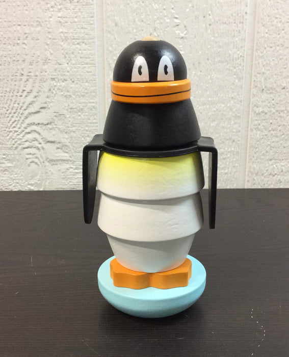 used Melissa & Doug Wooden Penguin Stacker Toy