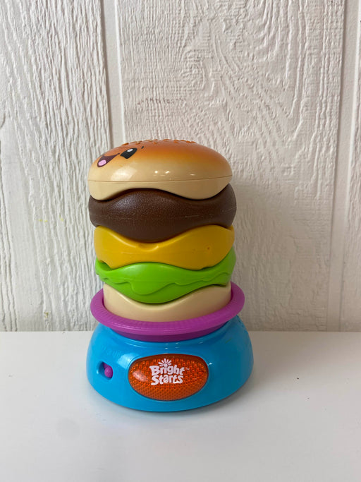 secondhand Bright Starts Stack ‘n Spin Burger