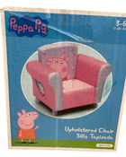 secondhand Delta Children Upholstered Chair, Peppa Pig