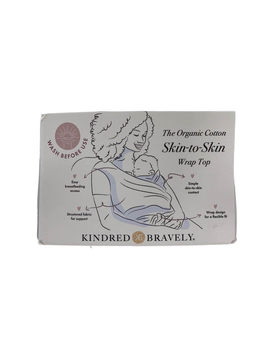 secondhand Kindred Bravely Organic Cotton Skin To Skin Wrap, Medium, Grey Heather