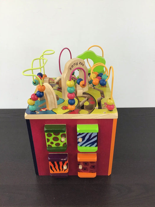 secondhand B. Toys Zany Zoo Wooden Activity Cube