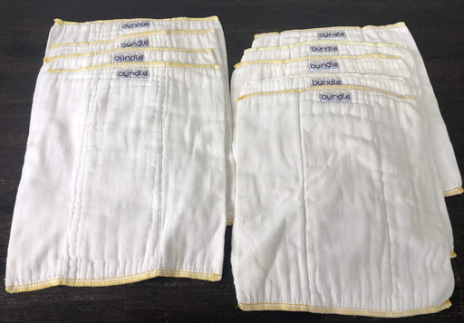 used BUNDLE Prefold Diapers