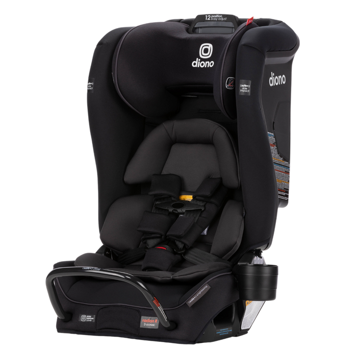 used Diono Radian 3RXT SafePlus Car Seat, Black Jet, 2022