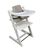 used Stokke Tripp Trapp Complete High Chair, White, Silver Star-HIDDEN REQUESTED NEW PICS