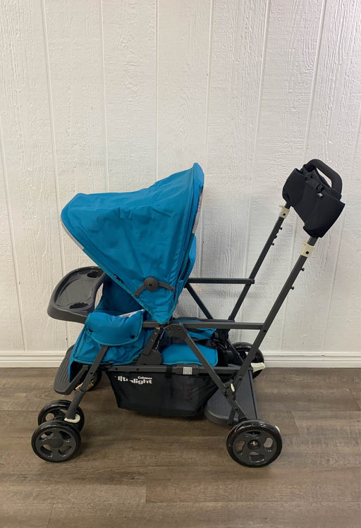 secondhand Joovy Caboose Ultralight Graphite Stroller, 2019, Turquoise