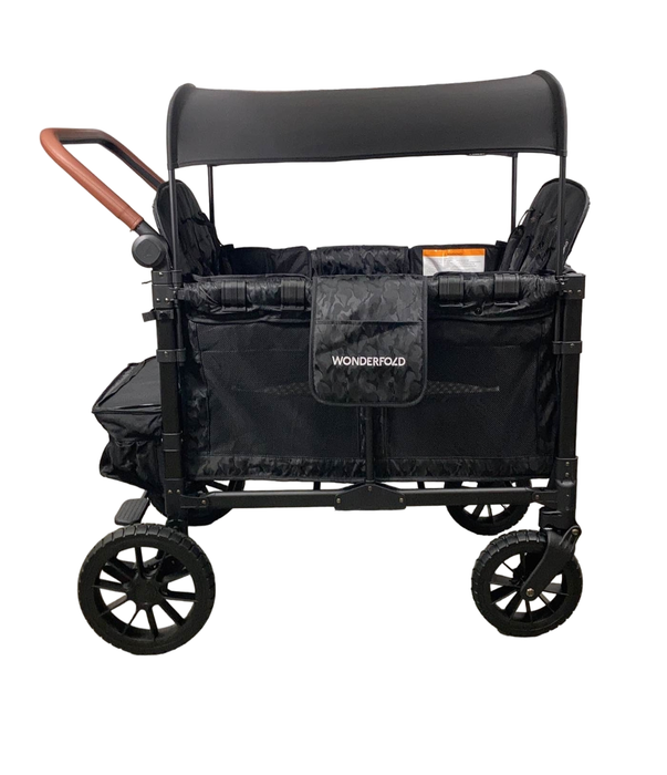 secondhand Wonderfold W4 Luxe Quad Stroller Wagon, 2023, Elite Black Camo