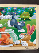 secondhand Melissa & Doug 12-Piece Wooden Jigsaw Puzzle