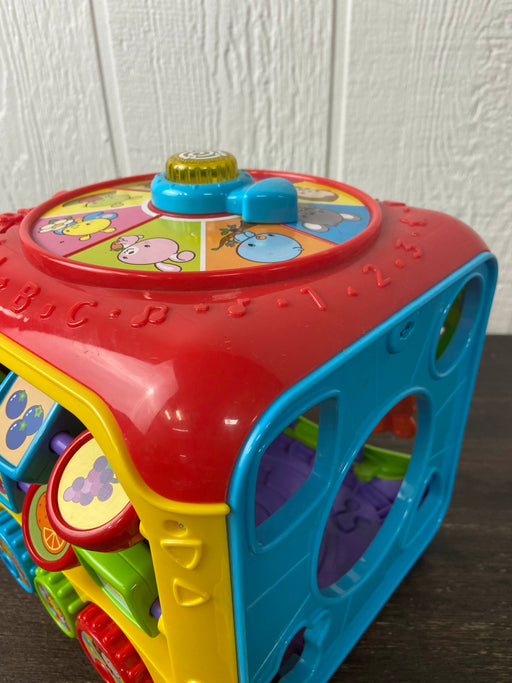 secondhand VTech Sort And Discover Activity Cube