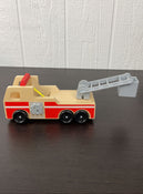 used Melissa & Doug Wooden Fire Truck