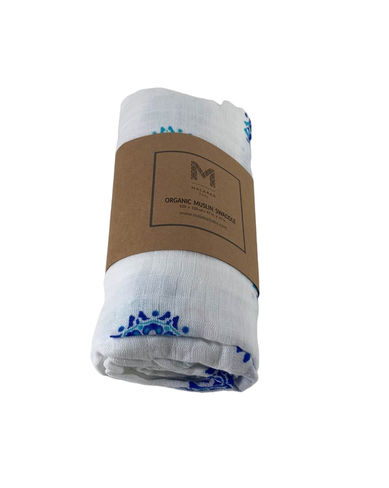 secondhand Malabar Baby Organic Cotton Swaddle Blankets