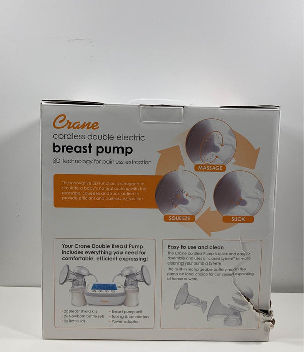 secondhand Crane Cordless Electric Double Breast Pump