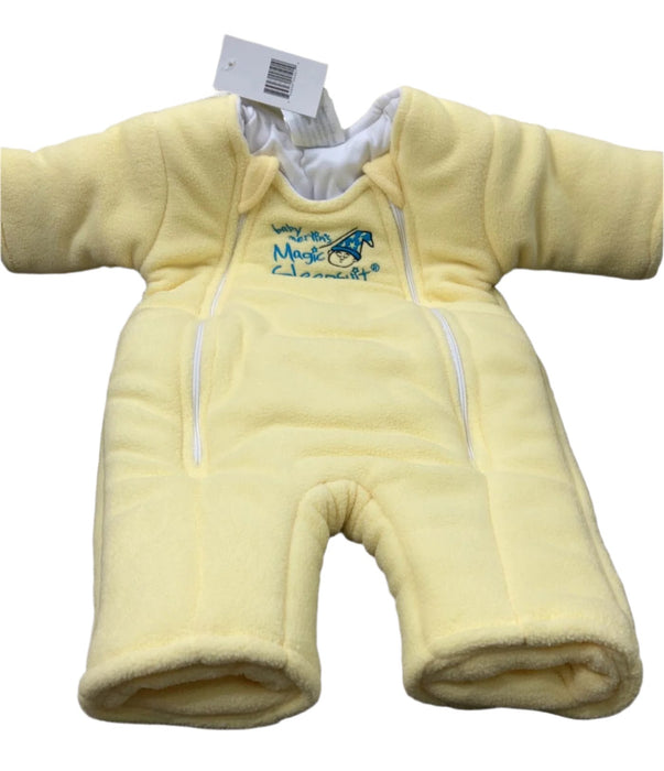 secondhand Baby Merlin's Magic Sleepsuit, Large 6-9 Months, Fleece, Yellow