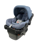 used UPPAbaby MESA V2 Infant Car Seat, 2023, Gregory (Blue Melange Merino Wool)