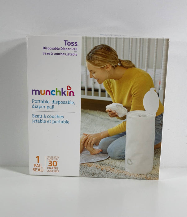 used Munchkin Toss Disposable Diaper Pail