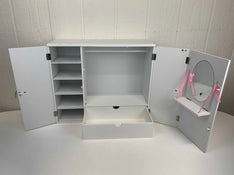 secondhand Our Generation Wooden Wardrobe Closet For 18” Dolls