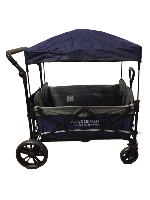 secondhand Wonderfold X4 Push & Pull Quad Stroller, 2021, Navy