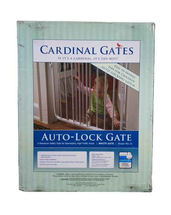 secondhand Cardinal Gates Auto-Lock Safety Gate