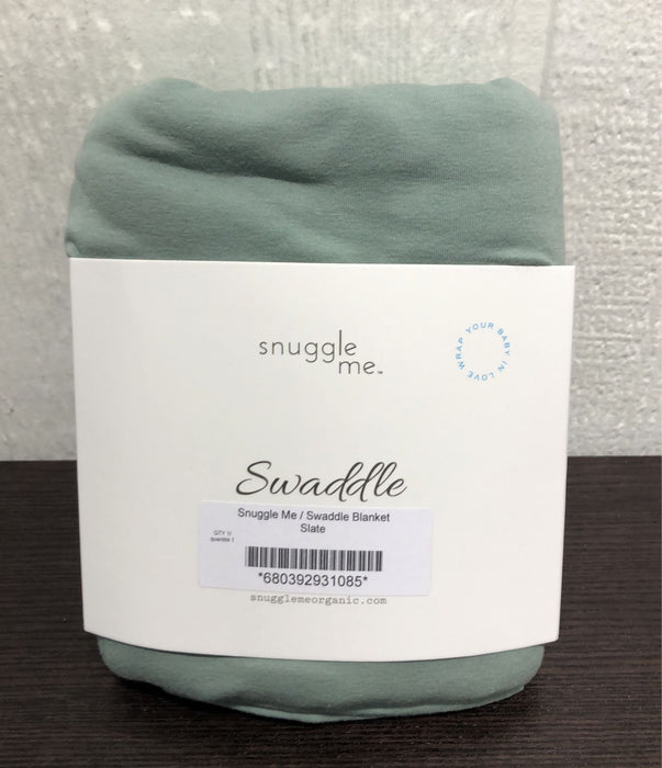 used Snuggle Me Swaddle Blanket, Slate