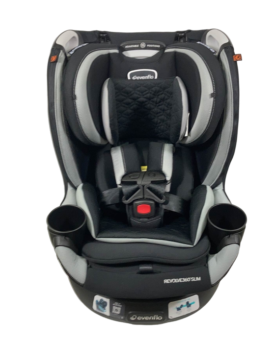 secondhand Evenflo Gold Revolve 360 Slim 2-in-1 Rotational Car Seat With SensorSafe, 2023, Salem