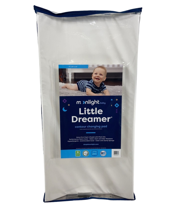 used Moonlight Slumber Little Dreamer Contoured Changing Pad