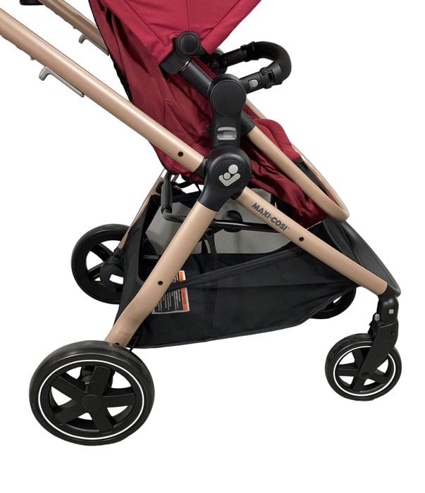 used Maxi-Cosi Zelia2 5-in-1 Modular Travel System, 2022, Radish Ruby