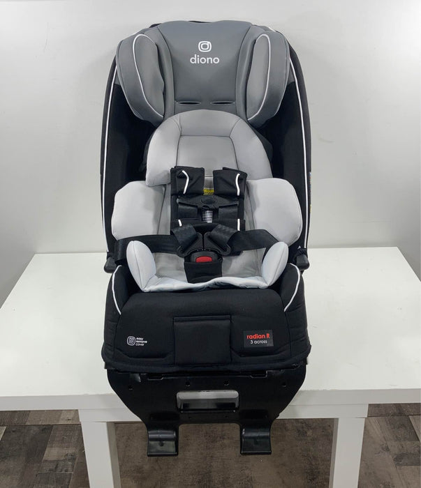 secondhand Diono Radian 3RXT Convertible Car Seat, 2021, Black Gray