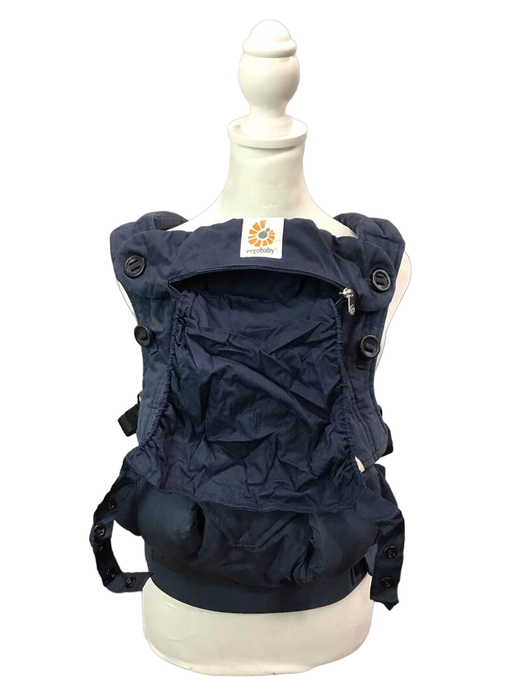 secondhand Ergobaby Four Position 360 Baby Carrier, Midnight Blue