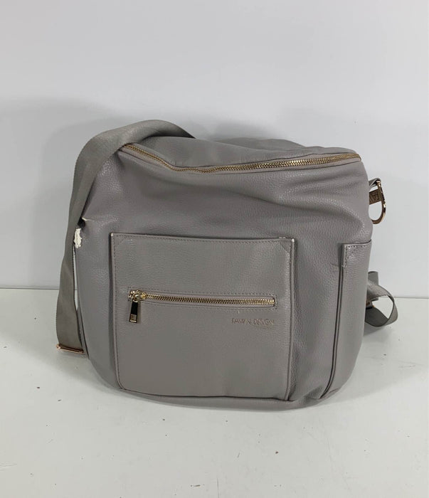 used Fawn Design The Original Diaper Bag, Gray