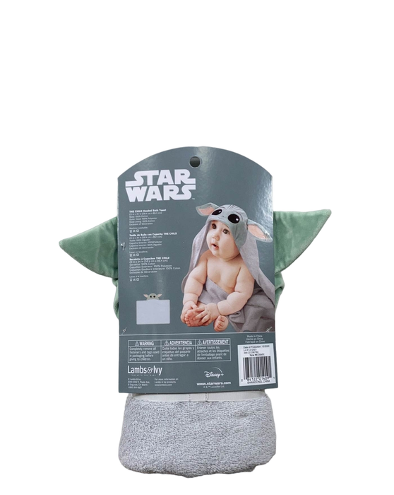 secondhand Lambs & Ivy Star Wars The Child Hooded Bath Towel