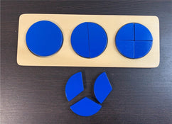 secondhand Monti Kids Montessori Fraction Circles