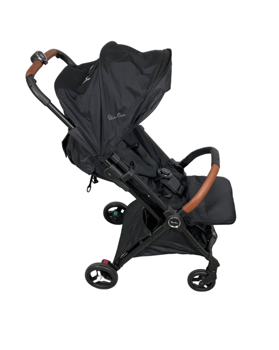 secondhand Silver Cross Jet Compact Stroller, Black