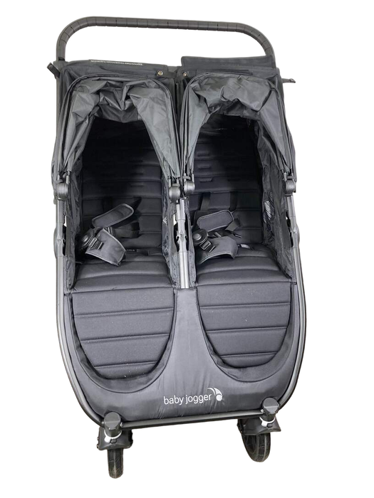 secondhand Baby Jogger City Mini 2 Double Stroller, 2021, Jet