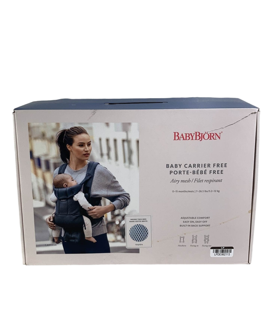 used BabyBjorn Baby Carrier Free, Gray 3D Mesh