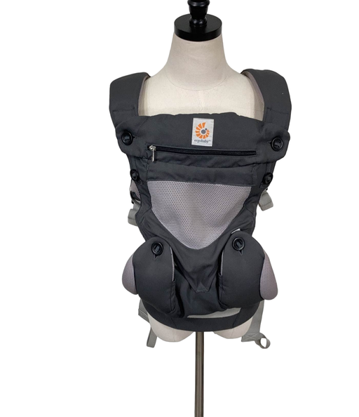 used Ergobaby Four Position 360 Baby Carrier, carbon grey