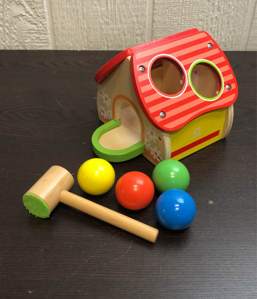 used Top Bright Wooden House Pounding Toy