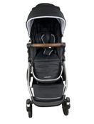 secondhand Mockingbird Single to Double Stroller, 2022, Silver with Penny Leather, Watercolor Drops, Black