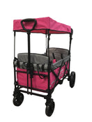 used Wonderfold X2 Push + Pull Double Stroller Wagon, 2019, Pretty-n-Pink