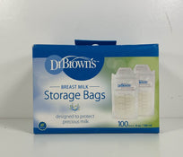 used Dr. Brown's Breast Milk Storage Bags, 100 Count