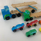 secondhand BUNDLE Melissa & Doug Wooden Vehicles