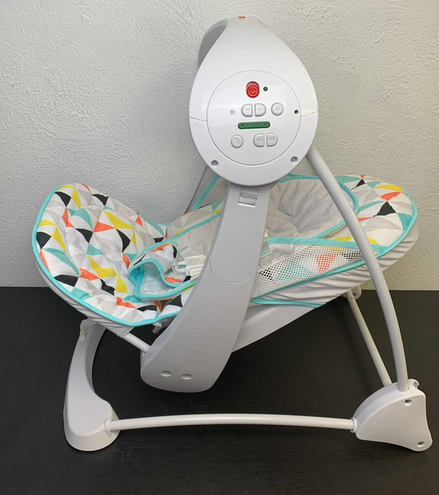 secondhand Fisher Price Deluxe Take-Along Swing & Seat