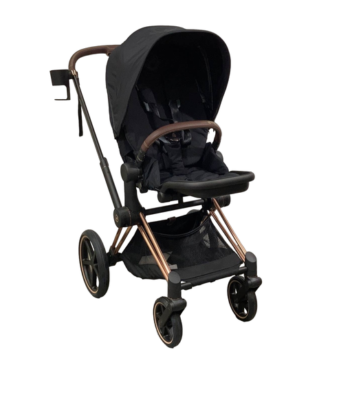 used Cybex PRIAM Stroller, Rosegold, Deep Black, 2022