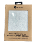 used 4moms Breeze Cotton Bassinet Sheet, Oatmeal Heather