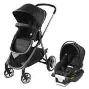 used Evenflo Gold Shyft Travel System Stroller With Securemax Infant Car Seat, 2022, Onyx Black