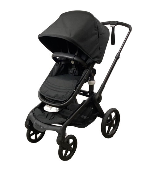 secondhand Bugaboo Fox 5 Stroller, 2022, Black Frame, Midnight Black