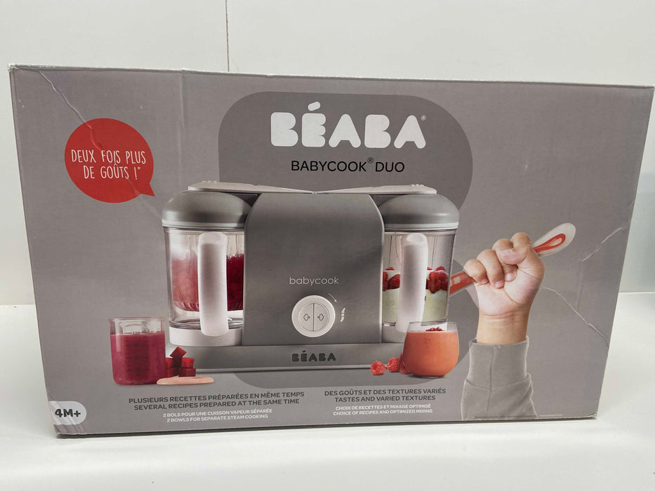 used Beaba Babycook Plus 4 in 1 Steam Cooker and Blender, Cloud color